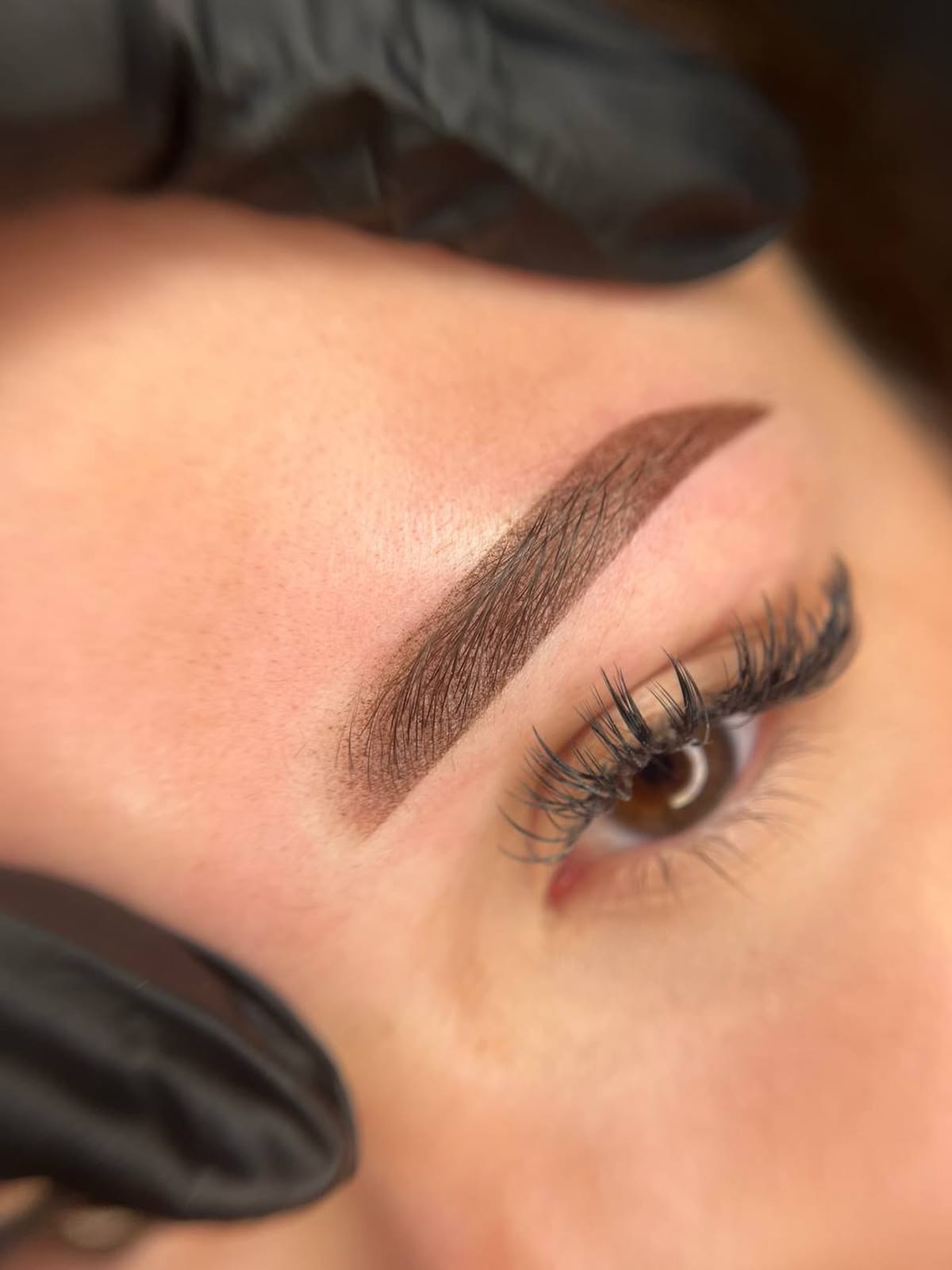 Nærbilde av Powder Brows-resultat