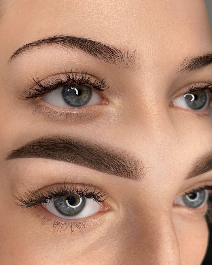 Før og etter Powder Brows